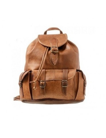 High-end natural leather backpack